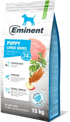 Obrázek produktu pro Prémiové krmivo Eminent Puppy Large breed 15kg