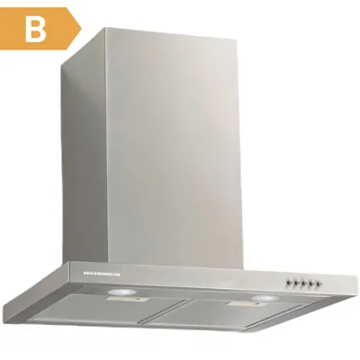 Produktbild von Heinner HDCH-660TSS Wand-Dunstabzugshaube 60 cm, 568,4 m³/h, 3 Stufen, 190 W, 2×1,5 W LED, A+