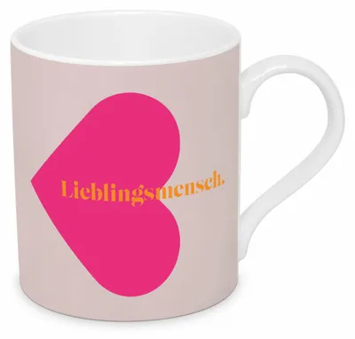 Immagine prodotto di PPD Lieblingsmensch pink Mug 2024 D@H, Tasse, Becher, Bone China, 350 ml, 564303378