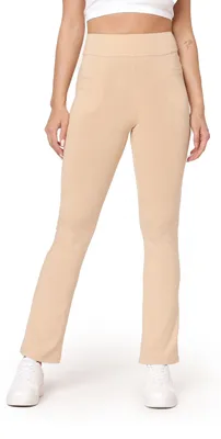 Produktbild von Bellivalini Yogahose für Damen Trainingshose Jogginghose mit Zwei Taschen BLV50-282 (Nude, XS)
