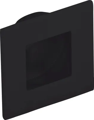 Produktbild von Technik Team Muschelgriff Eros 30mm Edelstahl schwarz matt Einlass ø 24mm zum Einlassen, Edelstahl gebürstet