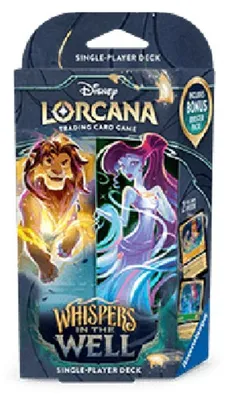 Zdjęcie produktu dla Lorcana Whispers in the Well: Amber & Emerald Starter Deck
