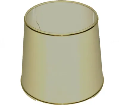 Produktbild von Lampenschirm für Tischleuchte Chintz Beige + Goldprofiel Tischlampe