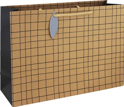 Produktbild von Clairefontaine 6x Geschenktasche aus Kraftpapier 37,3x11,8x27,5cm braun 28794-6C