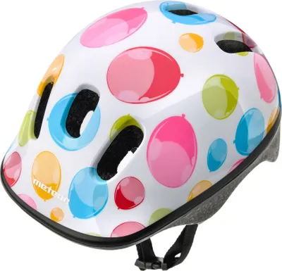 Produktbild von Meteor Schutzhelm, Kinderhelm, Fahrradhelm, Rollschuhe, KS06 Helm Kinderfahrradhelm Helm, größe  XS 44-48 cm Color dots