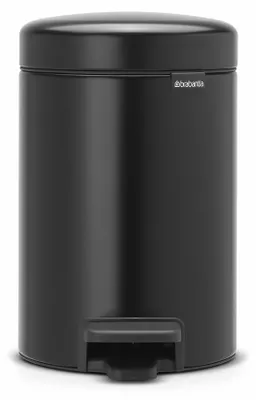 Image de Brabantia Poubelle à pédale Newicon 3,0 L noir mat