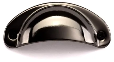 Produktbild von SO-TECH® Muschelgriff Schalengriff Schwarz verchromt