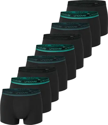 Produktbild von uncover by Schiesser 9er Pack Baumwolle Retro Short / Pant Sportlich-moderne Retro Shorts, Perfekte Passform, Mit auffälligem Schriftzug