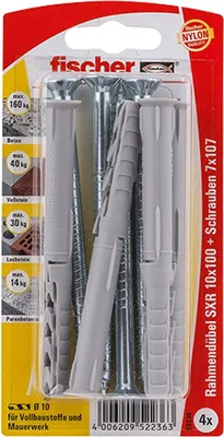 Immagine prodotto di Tassello Fischer a gambo lungo SXR 10x100 T K (4), 052236