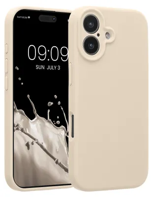 Produktbild von kwmobile Hülle kompatibel mit Apple iPhone 17 - Hülle Silikon gummiert - Handyhülle - Handy Case in Creme