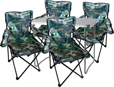 Produktbild von 5-teiliges Campingmöbel Set Camouflage