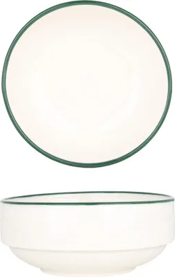 Produktbild von Rinart Servierschale - Green Edge - Porzellan - 12 cm (340cc)