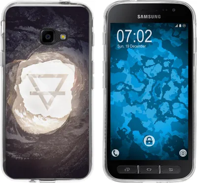 Produktbild von PhoneNatic Case kompatibel mit Samsung Galaxy Xcover 4 / 4s Silikon-Hülle Element Erde M2
