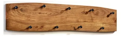 Produktbild von Wandgarderobe aus Akazienholz mit 4 Haken