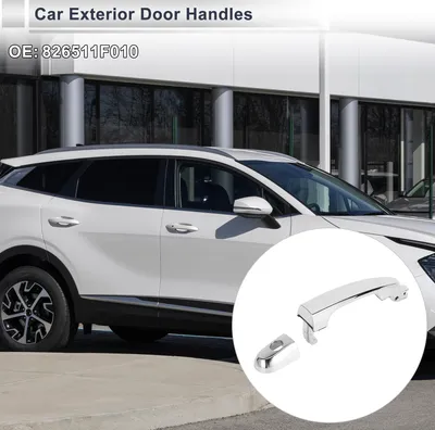 Image de Poignées De Porte Extérieure Avant Gauche Pour Kia Sportage 2005-2010 Poignée De Porte Durable De Remplacement No.826511F010 Abs 1 Pièce
