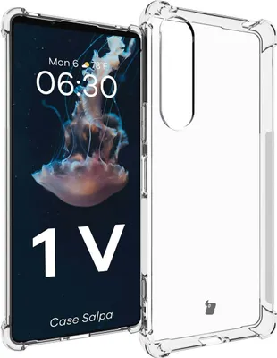 Produktbild von Flexible Schutzhülle für Sony Xperia 1 V, Bizon Case Salpa, Transparent