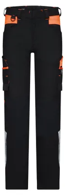 Produktbild von Stretch-Arbeitshose Hong Kong PESCORE41 245g schwarz/fluo orange, Gr. 44 DASSY 201099