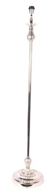 Productafbeelding van Vloerlamp voet - 145 cm - Zilver - Koper