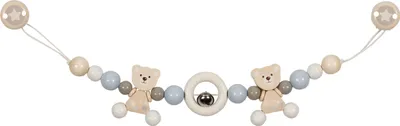 Produktbild von goki baby Kinderwagenkette Bär mit Clips