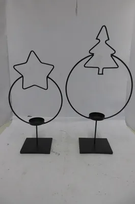 Obrázok produktu pre Držiak na čajovú sviečku Gilde "Hviezda + strom" 27989