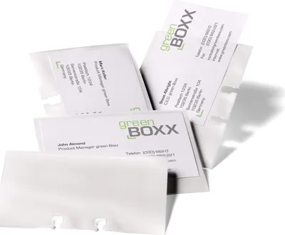 Zdjęcie produktu dla DURABLE Zestaw rozszerzaj?cy kieszonek na wizytówki VISIFIX® FLIP/DESK/CUBO, Przezroczysty, 241819, 40 szt.