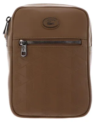 Imagen del producto de LACOSTE bolso bandolera Nomogramme Vertical Camera Bag Cookie marrón claro