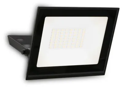 Produktbild von Briloner LED Strahler außen IP65 Staub- und Strahlwasserschutz 14x17 cm Rechteckig 30W 2700lm 6500K Neutralweiß Schwarz - Fluter Garten Garage Auffahrt