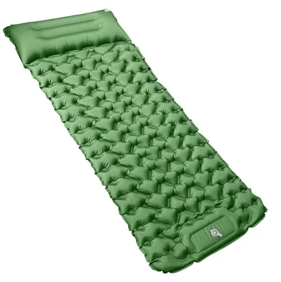 Produktbild von Luftmatratze Campingmatte Isomatte - Selbstaufblasend - 190 x 68 x 7 cm - Mit Fußpumpe - Wasserdicht - Für Reisen und Wandern