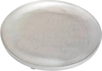Produktbild von Kerzenteller Aluminium Rund Ø 17cm Kerzenhalter Untersetzer Matt Tischdekoration
