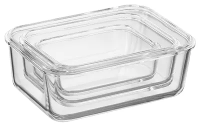 Zdjęcie produktu dla Silit 0022 6327 11, Pudełko śniadaniowe, Prostokątny, Czarny, Przezroczysty, Szkło, Silikon, 165 mm, 230 mm