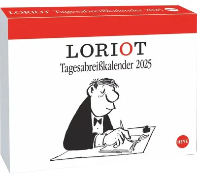 Produktbild von Loriot Tagesabreißkalender 2025