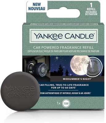 Immagine prodotto di Yankee Candle Midsummer's Night Diffusore di fragranza per accendino da auto - Cartuccia di ricambio