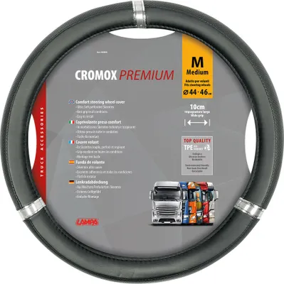 Obrázek produktu pro Potah volantu Lampa Cromox, vyrobený ze skeentexu - M - Ø 44/46 cm
