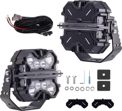 Image de Feux LED tout-terrain 7 pouces pour SUV universel 332 W RGB DRL ambre/blanc