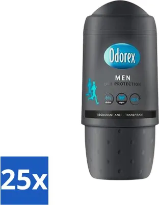 Produktbild von Odorex Deodorant Roller für Männer Trockenschutz 50 ml - Vorteilspack - 25 Stücke