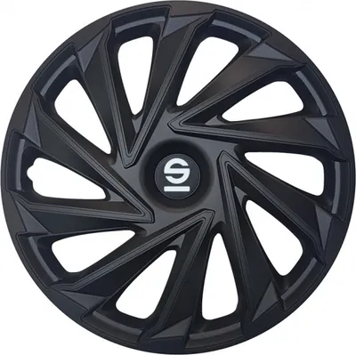 Produktbild von Sparco radkappen Varese15-Zoll-Edelstahl schwarz 4er-Satz