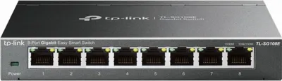 Obrázek produktu pro TP-Link TL-SG108E, Řízený, L2, Gigabit Ethernet (10/100/1000)