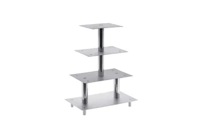 Produktbild von Tortenständer Hochzeitskuchenständer Kuchenständer Etagere Aluminium 4 Etagen
