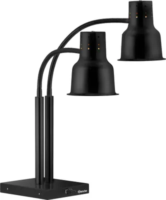 Produktbild von Bartscher Wärmelampe IWL500ST S Infrarot Tischgerät mit flexiblen Lampenarmen 520x335x700 mm