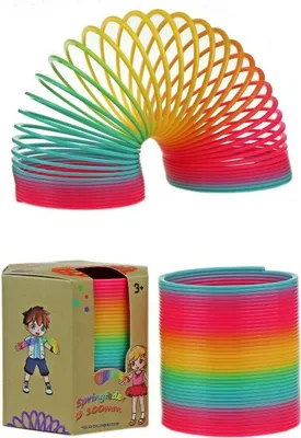 Produktbild von Regenbogenspirale Spirale Regenbogen Springfeder Treppenläufer Kinder Spirale