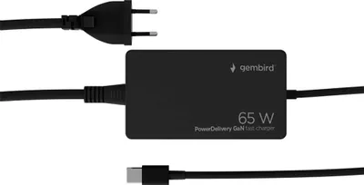 Immagine prodotto di Cablexpert 65 W PowerDelivery GaN USB Type-C Fast Charger | NPA-AC-PDQC65-01