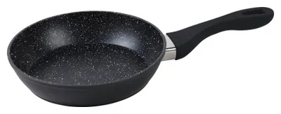 Produktbild von Stolze Stahl Waren Crispy Natura NEW 316124 Bratpfanne, 24 cm max. Durchmesser, Gusseisen/Gussaluminium, Induktionsherd-geeignet, Antihaftbeschichtung