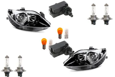 Immagine prodotto di Johns, faro adatto per Seat Ibiza 6J 08-12 set di lampadine sinistra + destra con servomotore