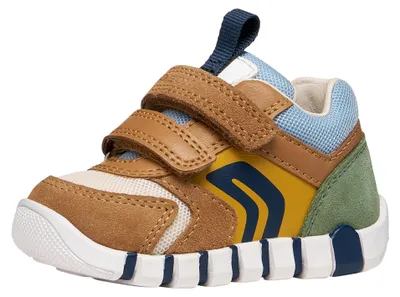 Immagine prodotto di Scarpe da ginnastica per bambini in pelle Lupidoo B.D Suede Mesh
