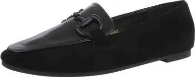 Produktbild von Ital-Design Damen Halbschuhe Mokassins  Wildlederoptik, Lederoptik Slipper 86188155 Schwarz Gr. 37