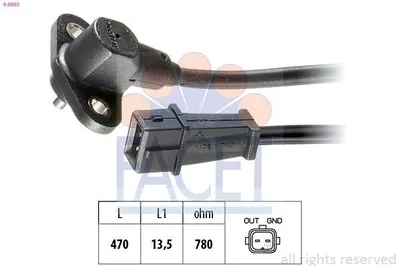 Produktbild von FACET 9.0003 Kurbelwellensensor Impulsgeber für FIAT Uno Schrägheck (146)
