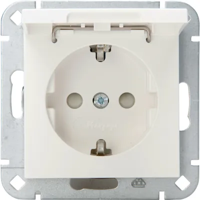 Image de KOPP Prise 1f rws glz UP avec BS à encastrer IP20