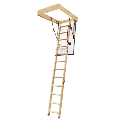 Produktbild von 4Step Bodentreppe Gedämmt EXTRA Dachbodentreppe 130x80cm 46mm 0,86W/m2K