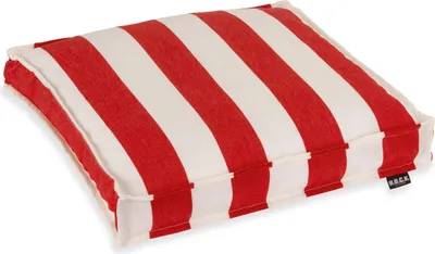 Produktbild von H.O.C.K. Classic Streifen Outdoor Sitzkissen 40x40x5cm rot