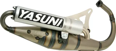 Obrázok produktu pre Výfuk Yasuni Auspuff Scooter Z s certifikátom ABE, kompatibilný s motormi Minarelli a Yamaha BWS 50 NG